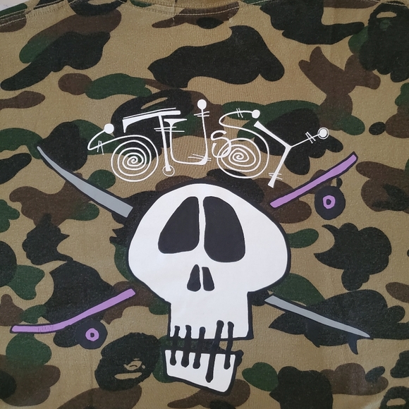A Bathing Ape x Stussy 30 years anniversary Tee - Picture 2 of 2